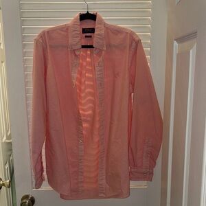 Ralph Lauren Classic Pink Oxford Dress Shirt